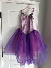 Revolution Dance Costume, Size XLC, Purple, Blue