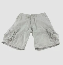 Levi Denizen Men’s Size 28 Cargo Shorts Walking Hiking Beige  Flat Front Casual