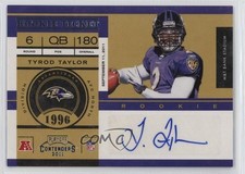 2011 Playoff Contenders Rookie Ticket Tyrod Taylor #184 Auto 0n64