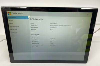 Microsoft Surface Pro 7 12'' i7 10. Gen 16GB RAM 256GB NVMe Grade C 361 Zyklen