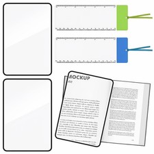 4 Pcs Magnifying Sheet 2 Style 3X Magnifying Page for Reading Lightweight Optica