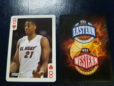 Hassan Whiteside Miami Heat Eastern Western Conference Chinese Playing Card