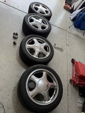 93-97 Supra MKIV OEM Polished Wheels 17X8 17x9.5 Turbo Rims MK4 JZA80 2JZGTE Oem