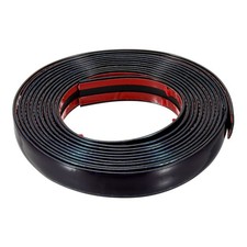 10ft x 9/16" Auto Molding Trim Car Door Protector Strip, Glossy Black