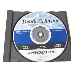 SEGA SATURN DEATH CRIMSON Game Software &equiv;WE1903 So