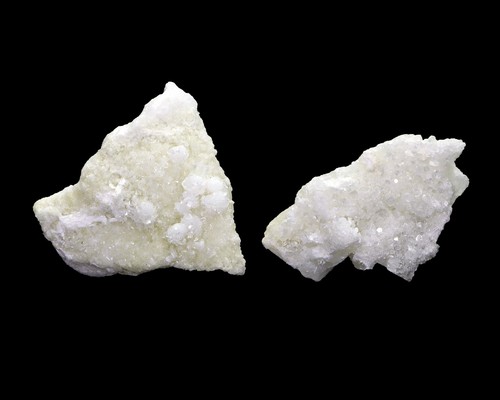 Minerali di Quarzo Apofillite Girolite Naturale 2 esemplari India #M 381 - Foto 3 di 4