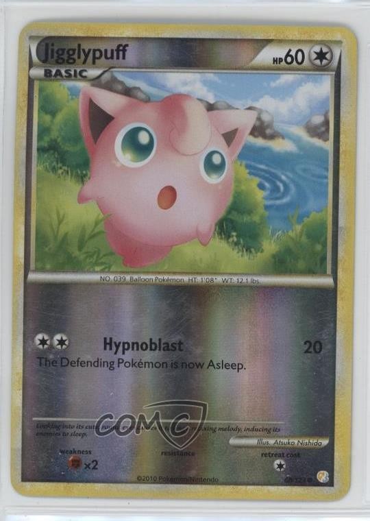 Jigglypuff Reverse Foil Pokémon HeartGold & SoulSilver #68 2010
