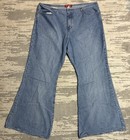 Vintage !It Jeans Y2K Super Flare Super Wide Leg Low Rise Light Wash Jeans 40/33 — photo 1