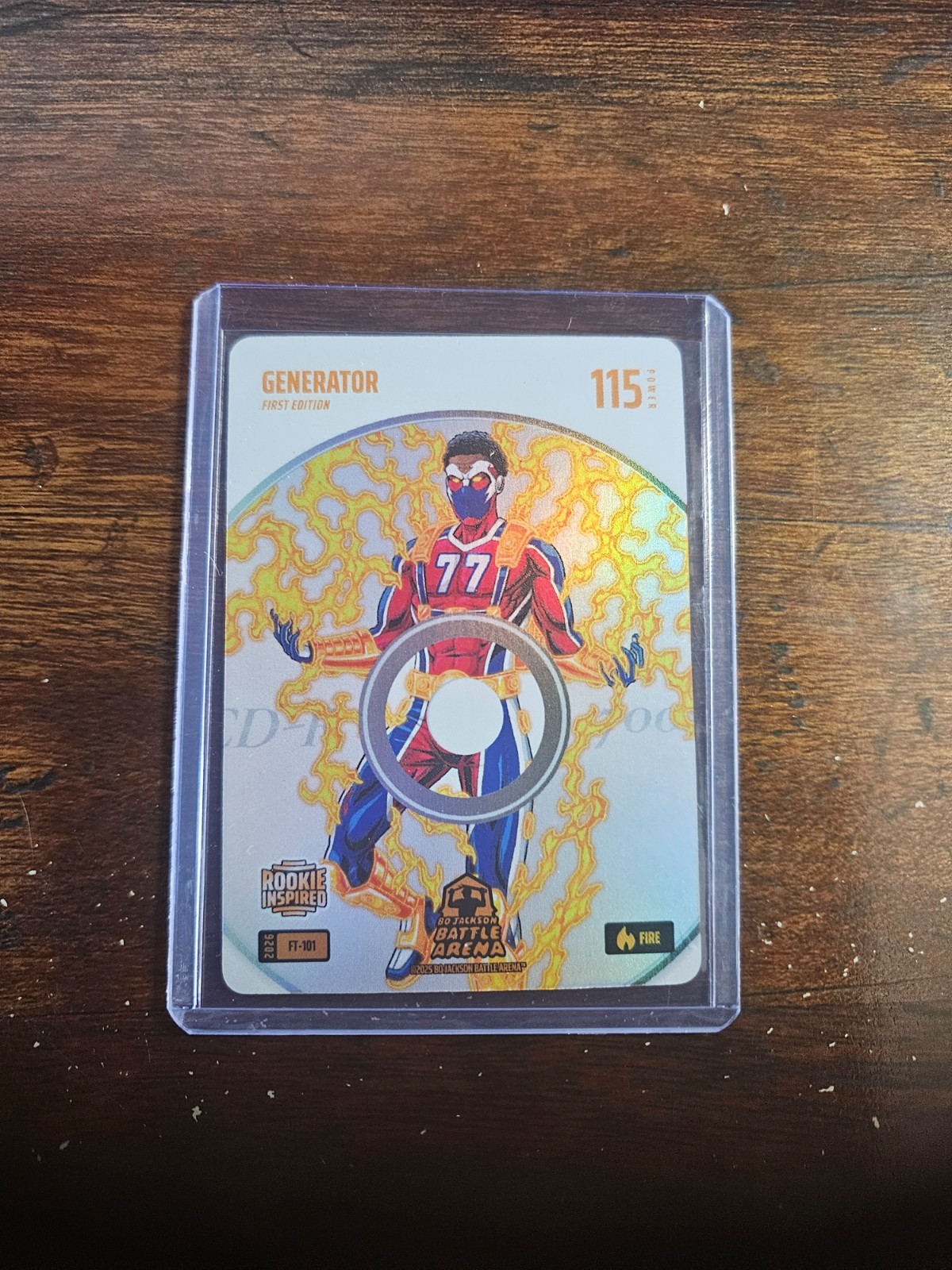 2026 BoBA Battle Arena Fire Tracks Battlefoil Generator V.J. Edgecomb SSP SP RC