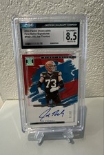 2024 Panini Impeccable 1st Ballot Signature Joe Thomas /25 FBS-JTS Auto 10