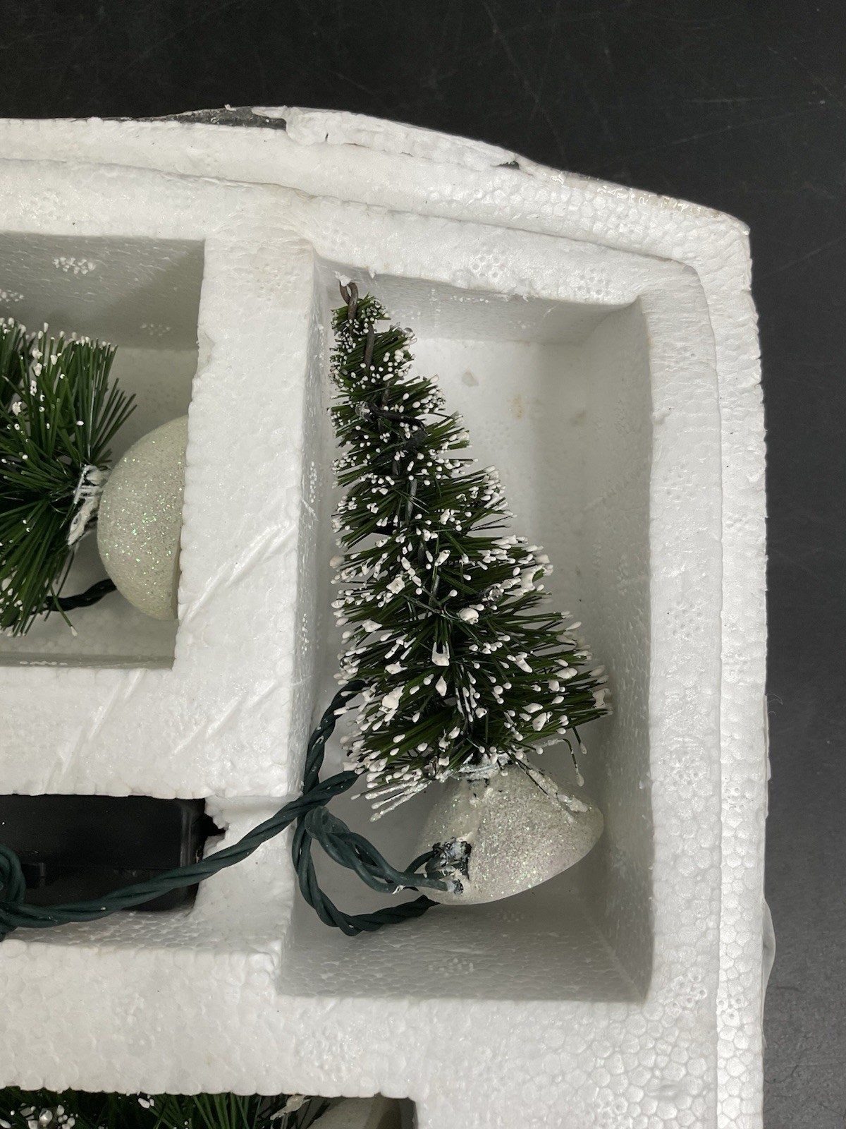 Hawthorne Village Lighted Christmas Trees Set Of 3 Light Up Winter Pines 2005