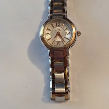Bulova 98L153 Women s Quartz Analog Two-Tone Bracelet Watch Silver Dial 30m