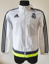 Real Madrid 2015 - 2016 football Adidas Track Top Jacket size Large Boys