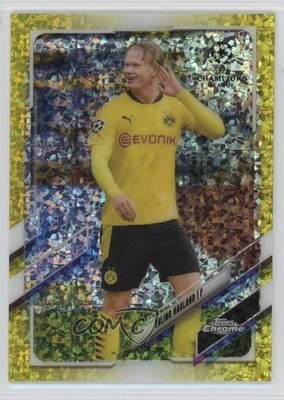 2020-21 Topps Chrome UEFA Champions League 140/299 Erling Haaland #49 03rx
