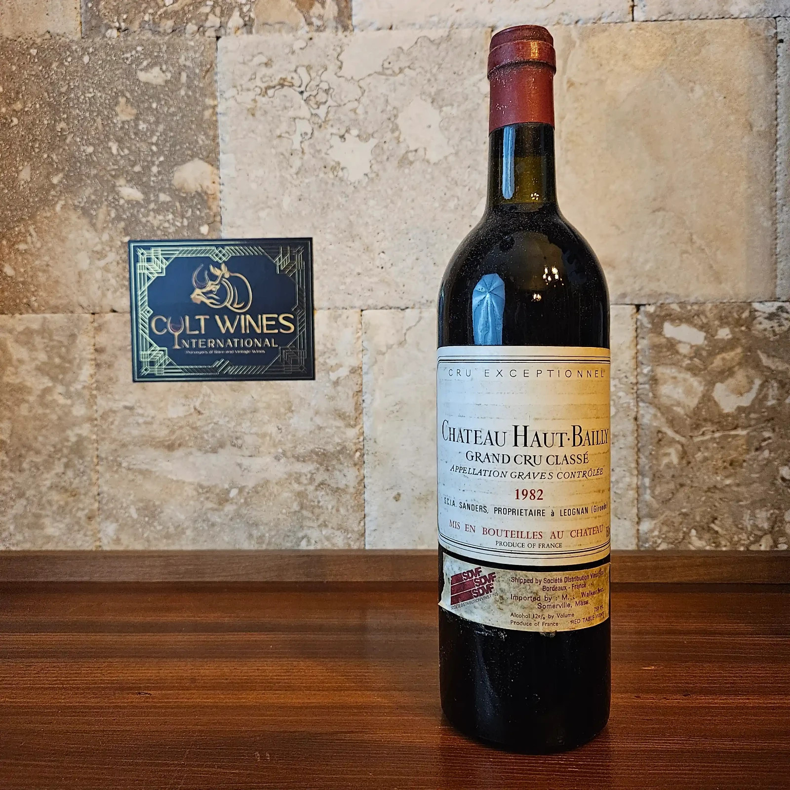 1982 Chateau Haut-Bailly Bordeaux wine, Graves [JG-93pts]
