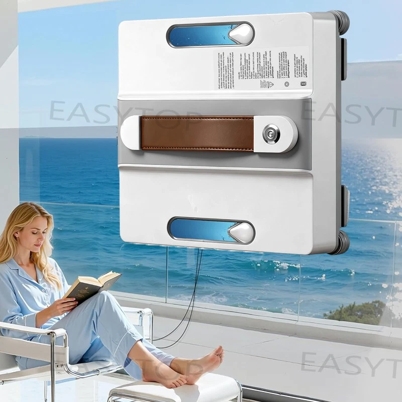 Smart Fensterputzroboter Fernbedienung mit Dual-Wasserspray Anti-Fall 4000Pa NEU - Bild 2 von 4