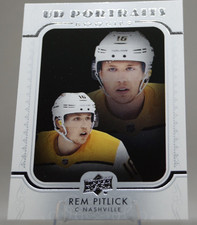 2019-20 Upper Deck - Ud Portraits Rookies Rem Pitlick #P-81 (RC)