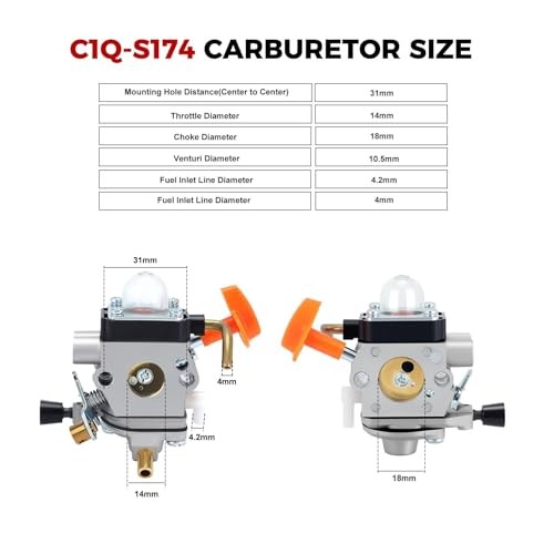 Carburador Compatible Con FC90 FC95 FC100 FS87 FS90 FS100 FS110 FS130 HL90 HL95 – UPC Incluido