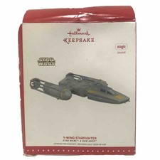 2015 Hallmark Keepsake Ornament Star Wars A New Hope Y-Wing Starfighter Magic
