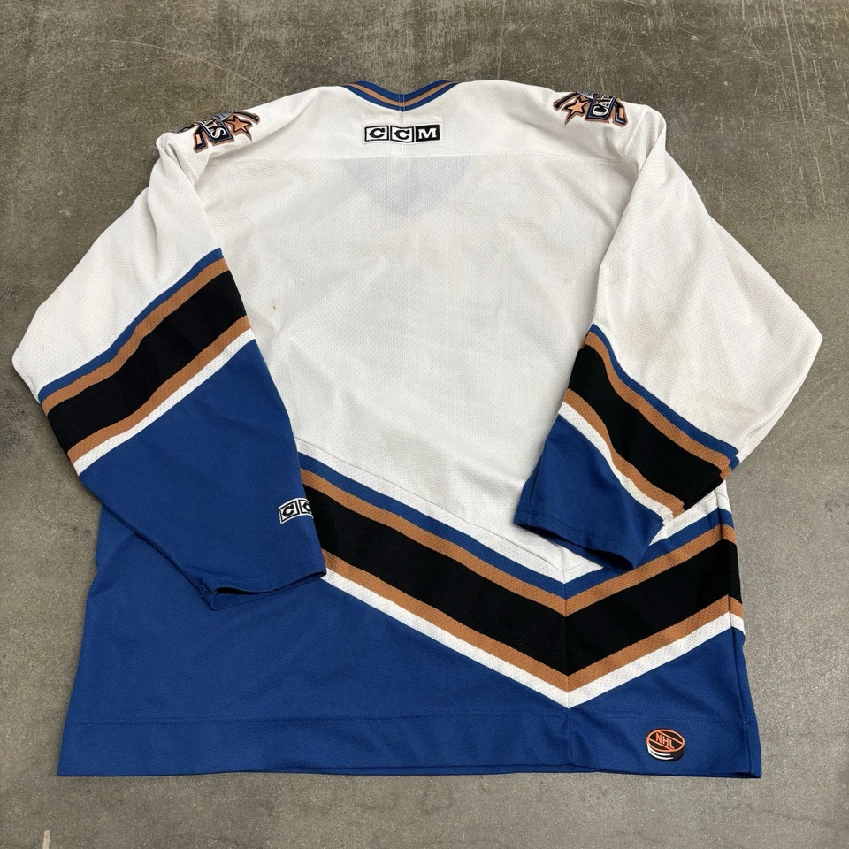 Винтажная футболка 90-х Washington Capitals CCM белый кричащий орел размер XL - Изображение 2 из 4