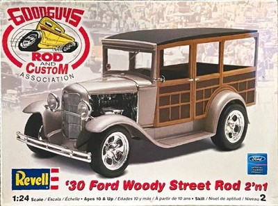30 FORD WOODY STREET ROD - BODY ONLY - REVELL 2064 - MODEL CAR KIT PARTS LOT