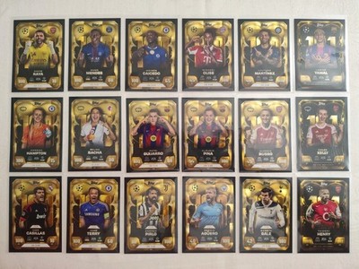 Match Attax Extra 25/26 Alle 18 100 Club Set Full 2025/2026 Champions League UCC