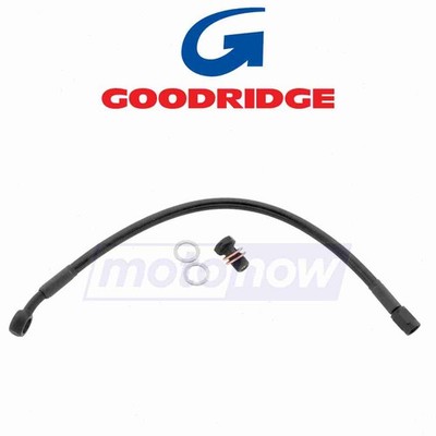 Goodridge Ebony 2 Front Brake Line Kit for 2008-2009 Harley Davidson FLTR ou