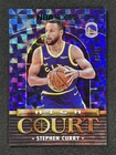 2021-22 Panini NBA Hoops Stephen Curry #1 Green Hyper High Court Warriors /25