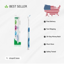 Proxabrush Reusable Handle Refills Soft Bristles for Effective Plaque Removal