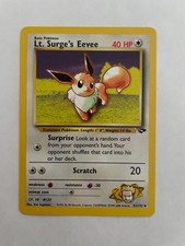 Pokemon Card - Lt. Surge's Eevee Gym Challenge 51/132 Uncommon NM on eBay