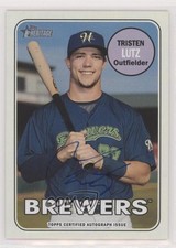 2018 Heritage Minor League Edition Team Color Change 13/25 Tristen Lutz Auto 0x1