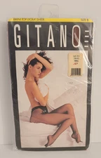 Vintage 1980's NOS GITANO Hosiery Size B BIKINI TOP LYCRA SHEER, PAPRIKA COLOR
