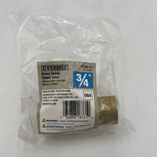 NEW !! Everbilt 3/4" Brass Swing Check Valve Sweat x Sweat #101-504EB 084