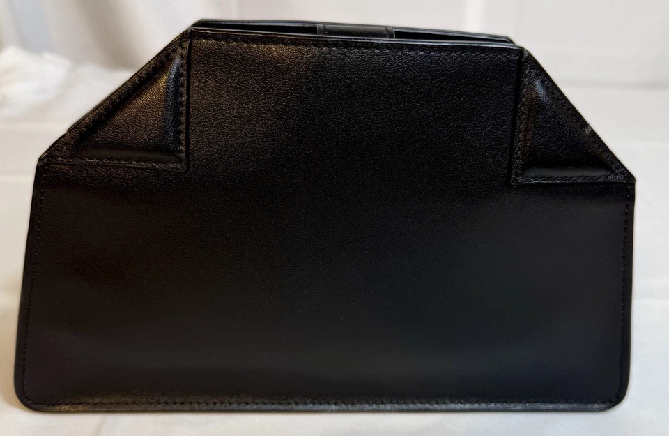 😎😎😎BOLSA FEMININA HALSTON Heritage preta antracite tiracolo couro MH2859 L4 - Imagem 2 de 4