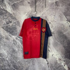 Spain 1996-1998 Home Soccer Football Shirt Vintage Jersey size L