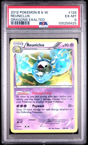 Reuniclus graded PSA 6 for sale on eBay