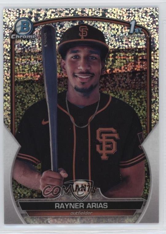 2023 Bowman Chrome Prospects Speckle Refractor /299 Rayner Arias #BCP-222 0y9y