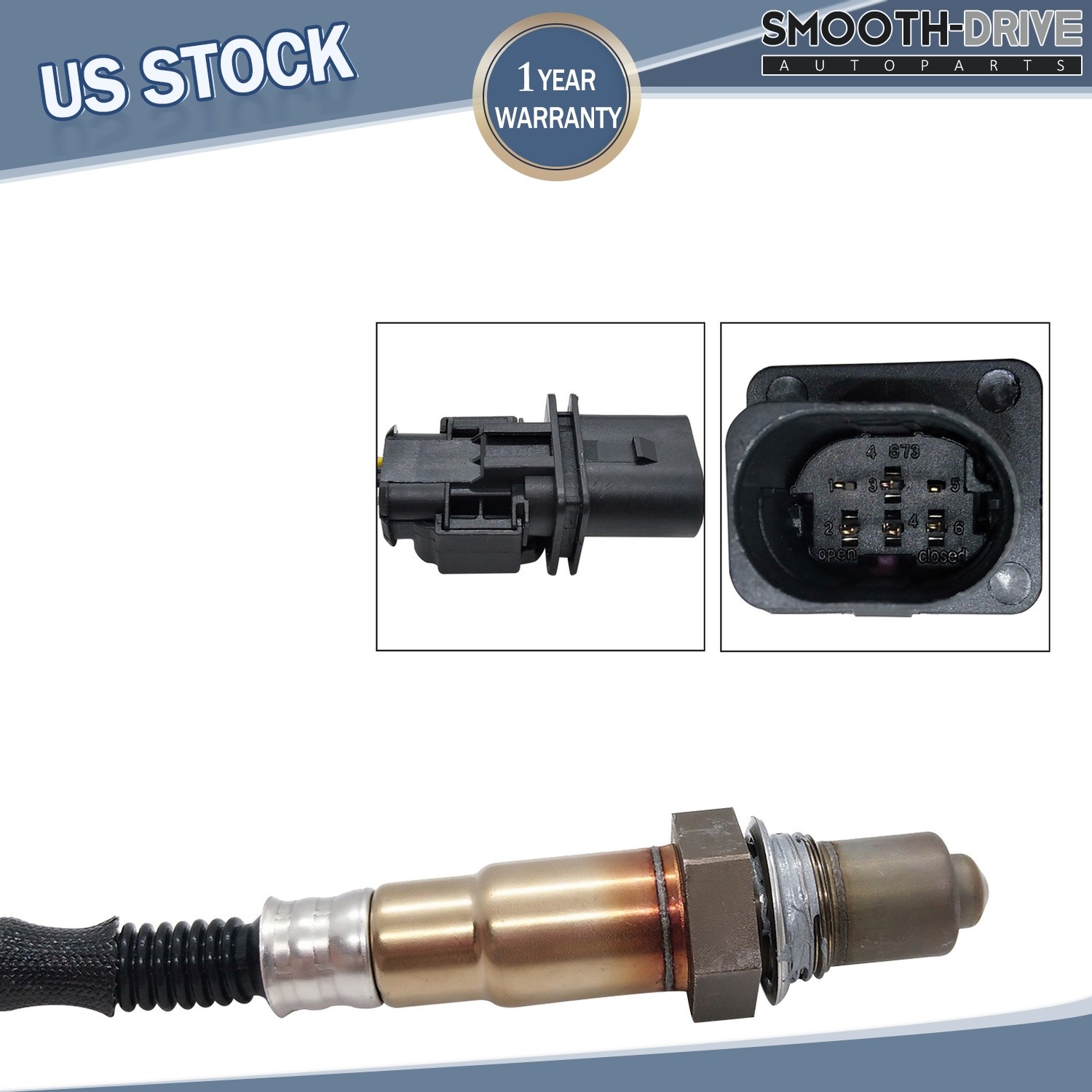 O2 Oxygen Sensor 4Pcs Upstream & Downstream for Rolls-Royce Phantom 6.7L 2007-15