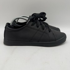 TredSafe Valerie Oil Slip Resistant Lace Up Leather Shoes Women's 6 Black Low