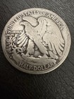 1935 S Walking Liberty Half Dollar F Condition — photo 2