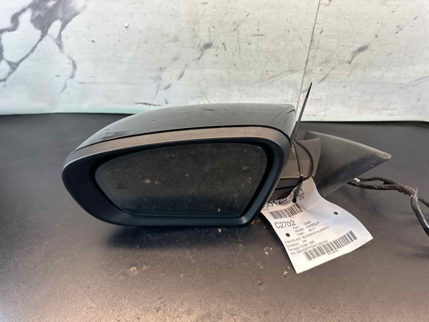 17 MASERATI QUATTROPORT Door Mirror Left driver black