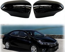Side Mirror Cover Caps Fit for Toyota Corolla 2014-2019 with Signal Lamp, 2-Piec