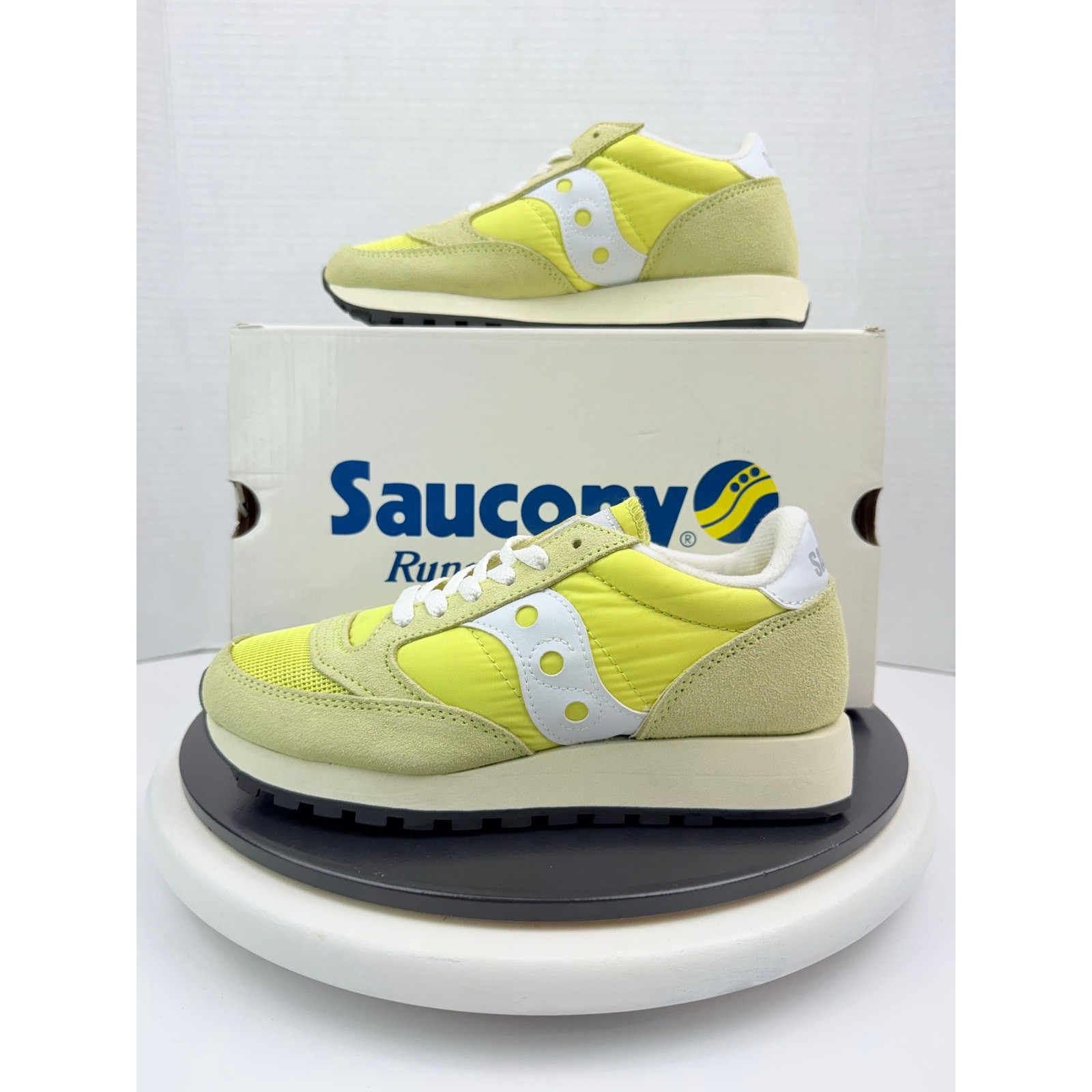 Saucony Jazz Original Vintage Womens Size 6 Retro Yellow Run