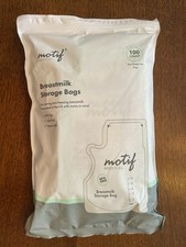 Motif Medical Breastmilk Storage Bags 100 Count 8 oz Single Use New 1-Pack