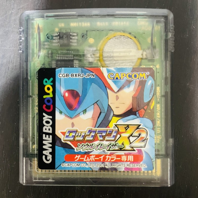 Rockman X2 Nintendo Game Boy Color Capcom 2001 CGB-BXRJ-JPN Mega Man Save OK