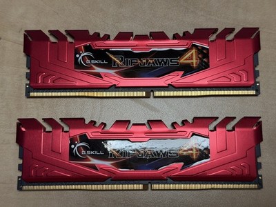 Pair 2  GSkill Ripjaws 4 2x 4GB DDR4 2133 Gaming PC RAM DIMM 8GB
