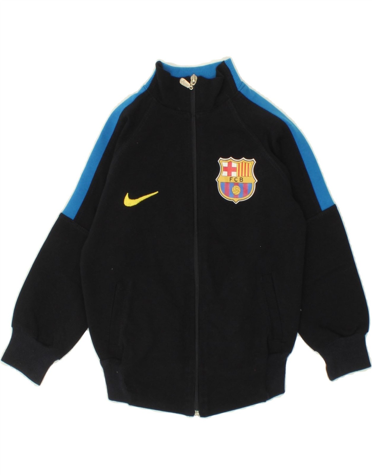 SACAI X NIKE NIKE Giacca Tuta Ragazzo FCB Grafica Top 4 5 Anni Nero Colourblock BM09