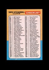 1975 Topps Set-Break #517 Checklist: 397-528 NM-MT OR BETTER *GMCARDS*