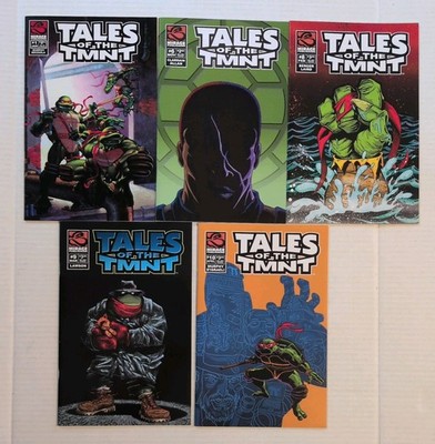 5 pc Tales Of The TMNT Teenage Mutant Ninja Turtles Mirage Issues 1, 6, 8, 9, 10