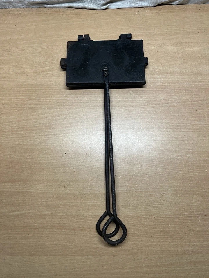 RARE Ancien Gaufrier 18 Eme - Photo 3/4